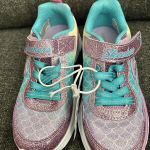 Skechers Kids' Turquoise and Purple Shoes
